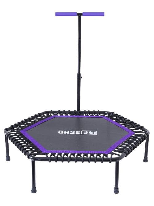 Батут Basefit TR-401 101 см с держателем фиолетовый от магазина Супер Спорт