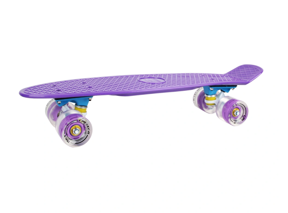 Мини-Круизер (Пенни Борд) PNB-01GW Violet (22") светящиеся колеса от магазина Супер Спорт